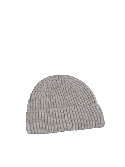 Cappello con logo in lana e cashmere grigio Mc2 Saint Barth | MOSS00034G BLEND WS 15ML LIGHT MEL